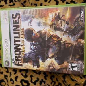 Xbox 360 Frontlines fuel of war